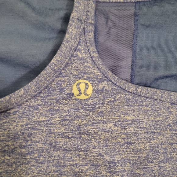 Lululemon Power Y Tank Heathered Rocksteady Size 8 - Picture 5 of 8